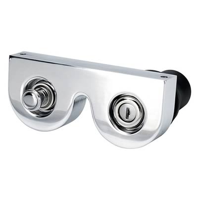 [FRIGN4] Steering Column Access: Billet Under Dash Dual Mount w/Ignition Key & 12 Volt Accessory