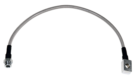 [220-8215] 18.75" OAL Flexline, -3 Hose to M10 by 1.00 to 12 Deg. Banjo,Bubble Fl.