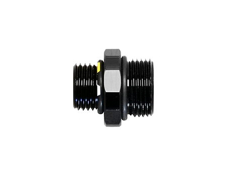 [220-12943] Inlet kit w/ O-ring Billet Aluminum Reservoir, 9/16-18 to 11/16-20 Male