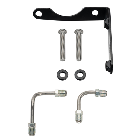 [220-16795] Mopar Tandem Compact Master Cylinder to Prop Valve Bracket L/H & Line Kit