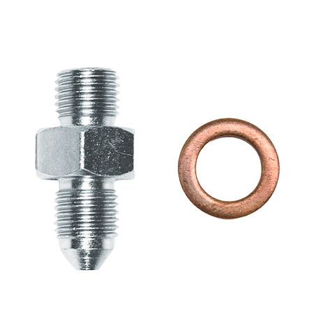 [220-18068] Fitting Kit,Master Cylinder Outlet 3/8-24 Male to -3 Male & Crush Washer (1 qty)