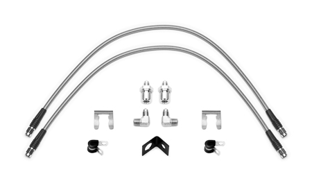 [220-16439] Flexline Kit, 25 inch, -3, 3/8-24 IF,1/8 NPT 90 Degree
