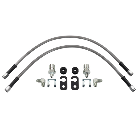 [220-17465] Flexline Kit, 18 inch, -3,M-12x1.0 IF, 90 Deg 1/8-27,w/Bracket