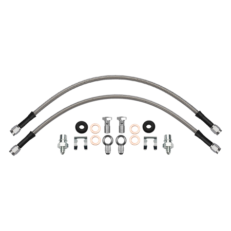 [220-17550] Flexline Kit,16in.,-3 Male TO M10-1.0 BF to M10 Banjo