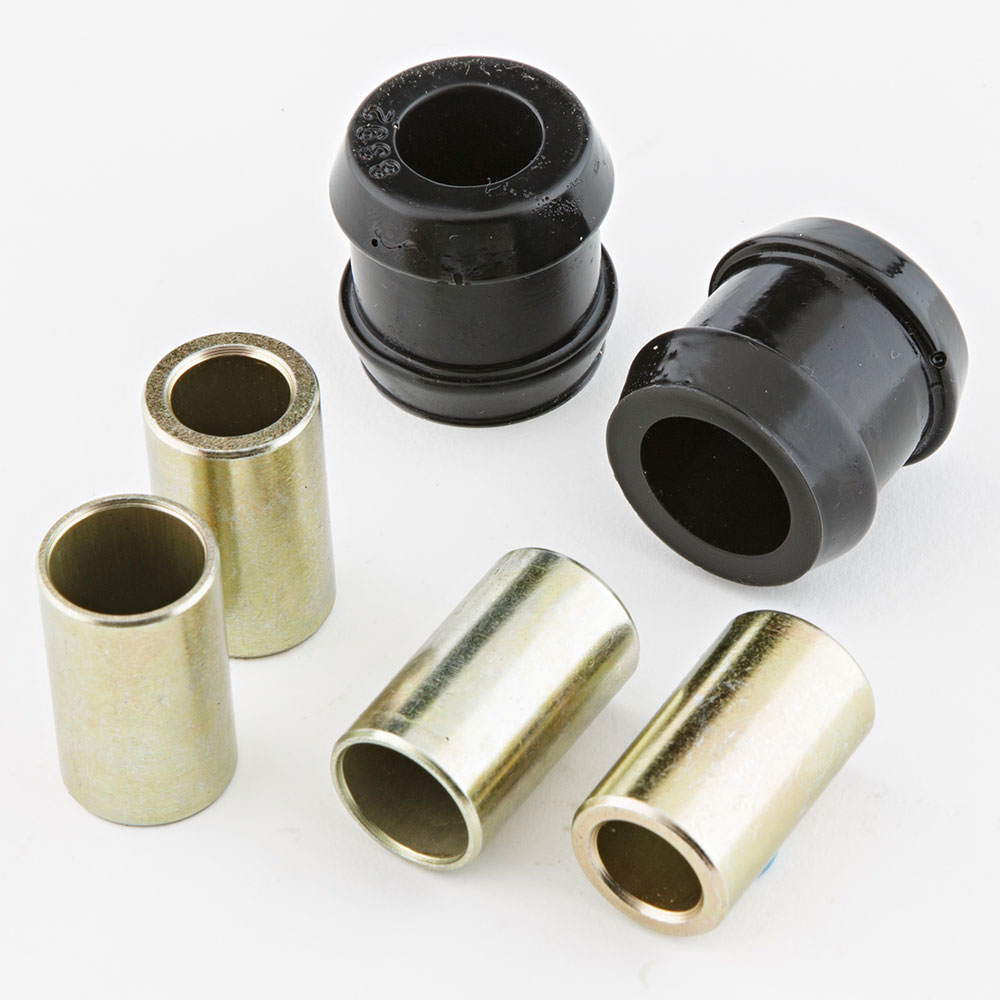 KIT BUSHING SHOCK EYE-SLEEVES - KIT BUSHING EYELET 3/4"ID POLY W/ SLEEVES 1/2" & 5/8"