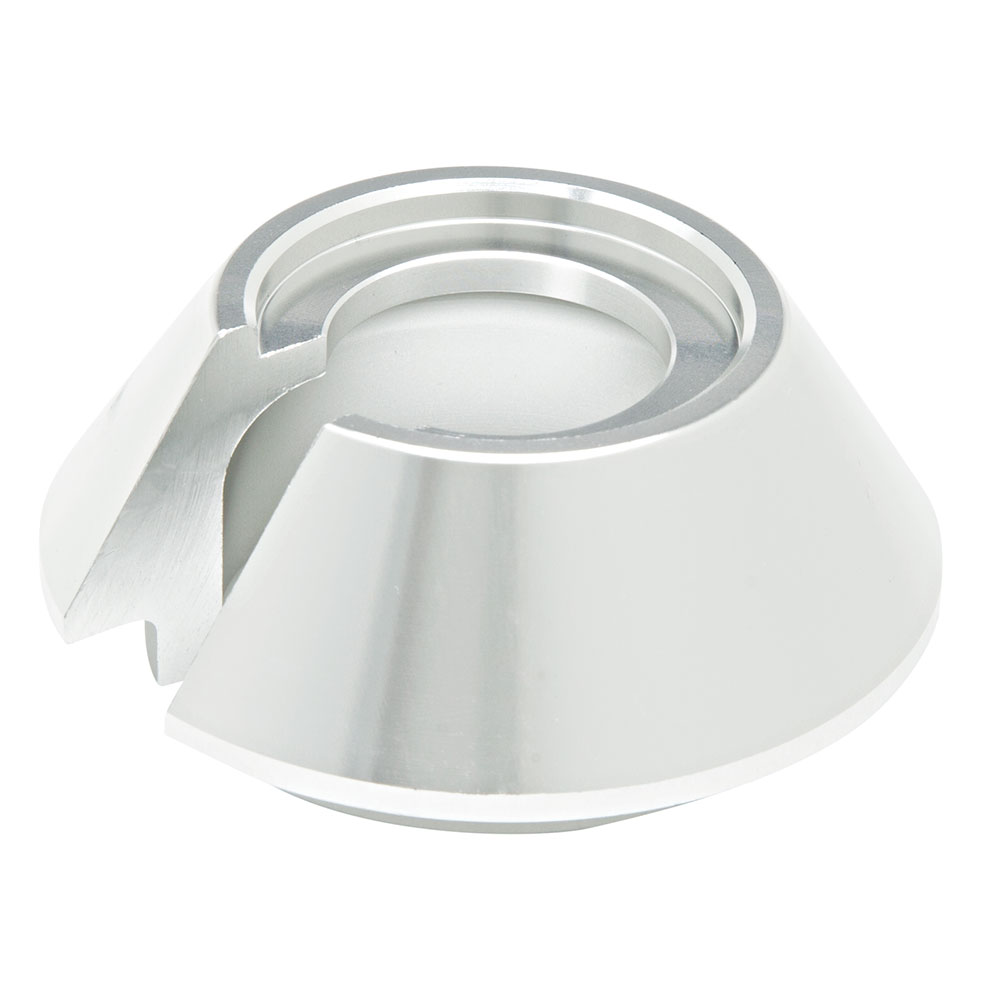 [9542-102] CAP SPRING STEEP CO SHOCK - CAP SPRING CO STEEP 2.49" ID 3.23" OD 1.40" HT CLEAR ANODIZE